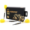 CUESOUL 90% Tungsten Soft Tip Dart Set – 18g Oil Paint Finish T19 Flight