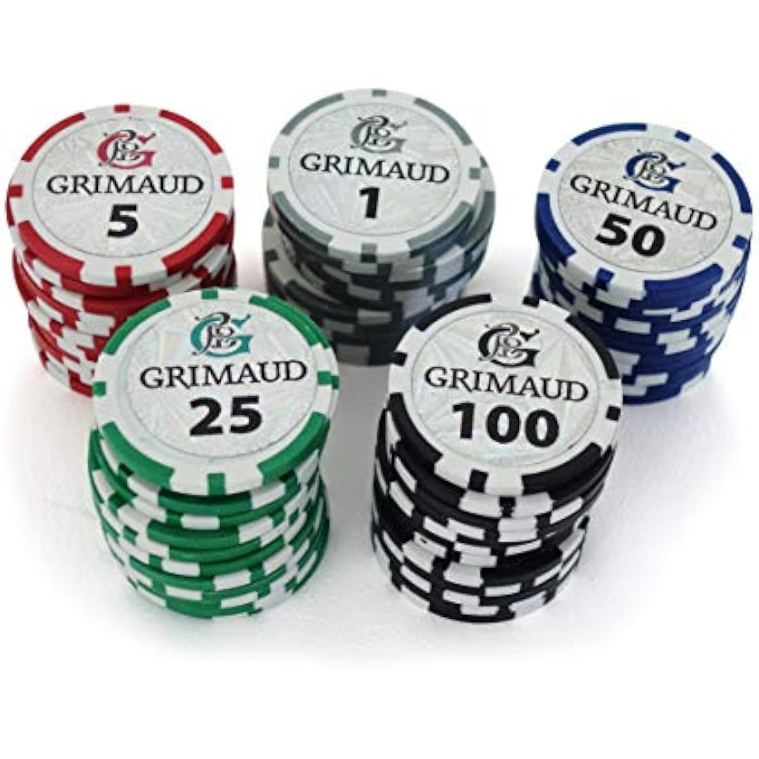 Grimaud World Poker Tour Set | 500 Chips in Black Aluminium Briefcase