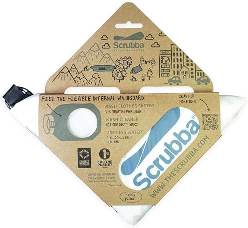 Scrubba Untouched Portable Wash Bag – Eco-Friendly Manual Travel Washer