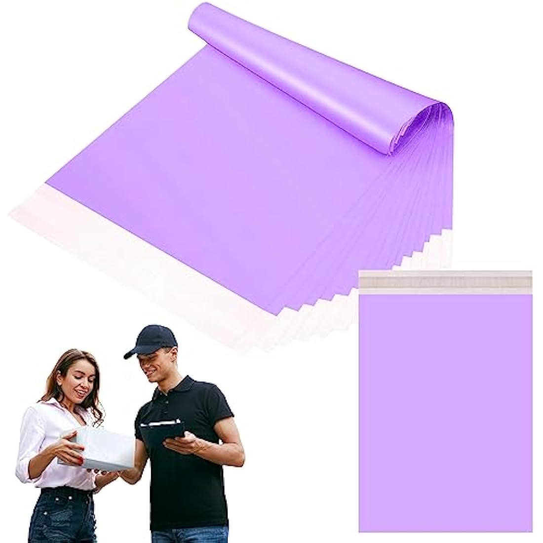 Purple Poly Mailers | 60x70cm Large Self-Seal Shipping Bags