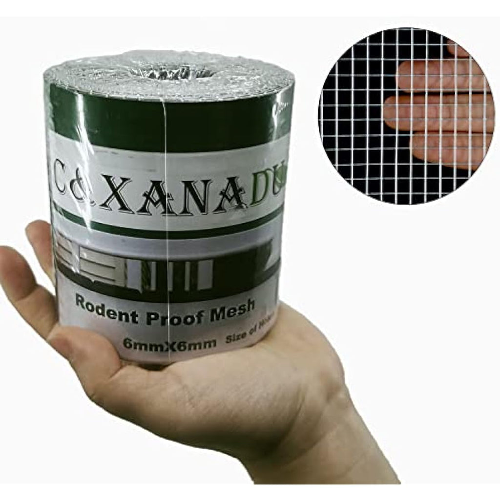 C&Xanadu Rodent Proofing Wire Mesh – 100mm x 6m Galvanised Steel Roll