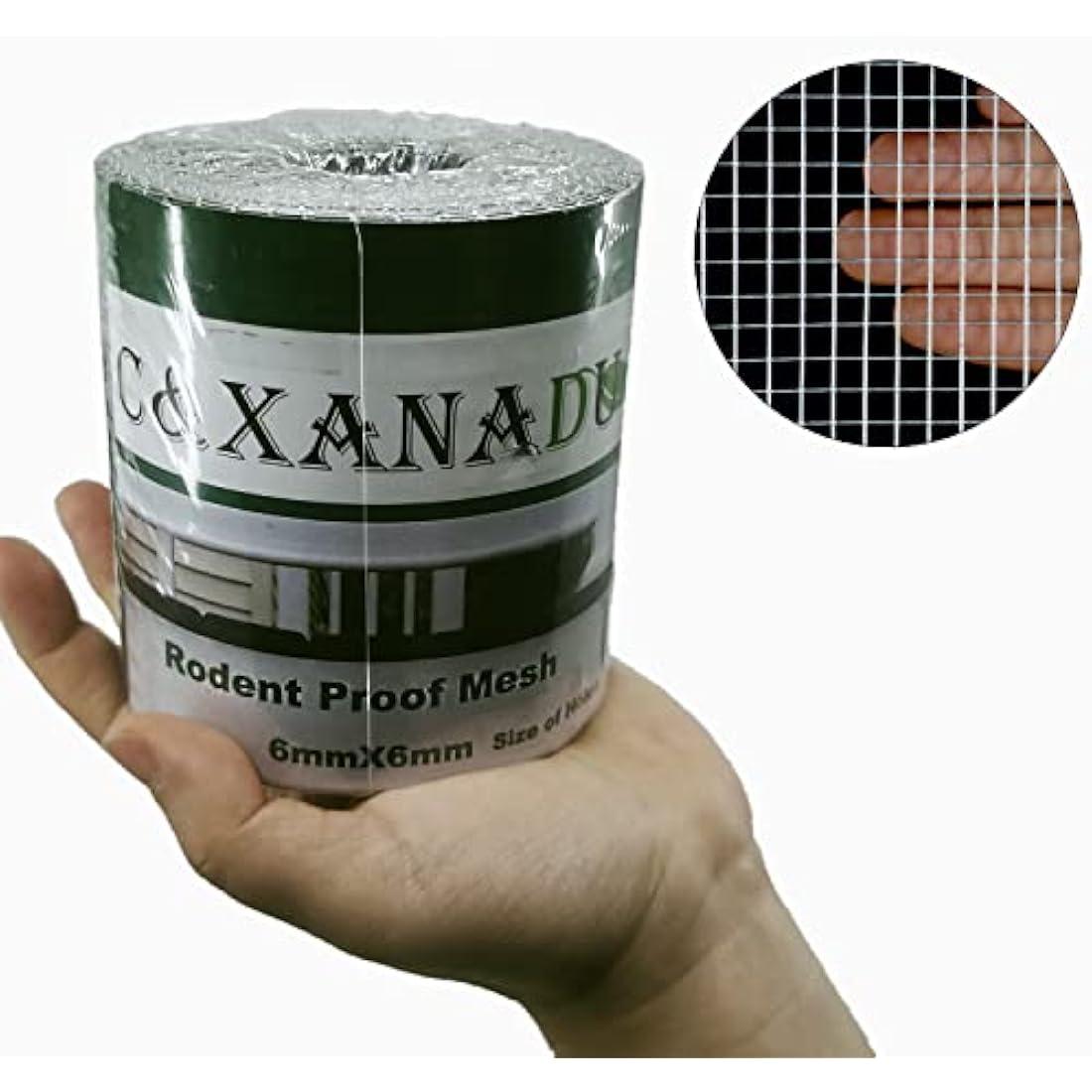C&Xanadu Rodent Proofing Wire Mesh – 100mm x 6m Galvanised Steel Roll