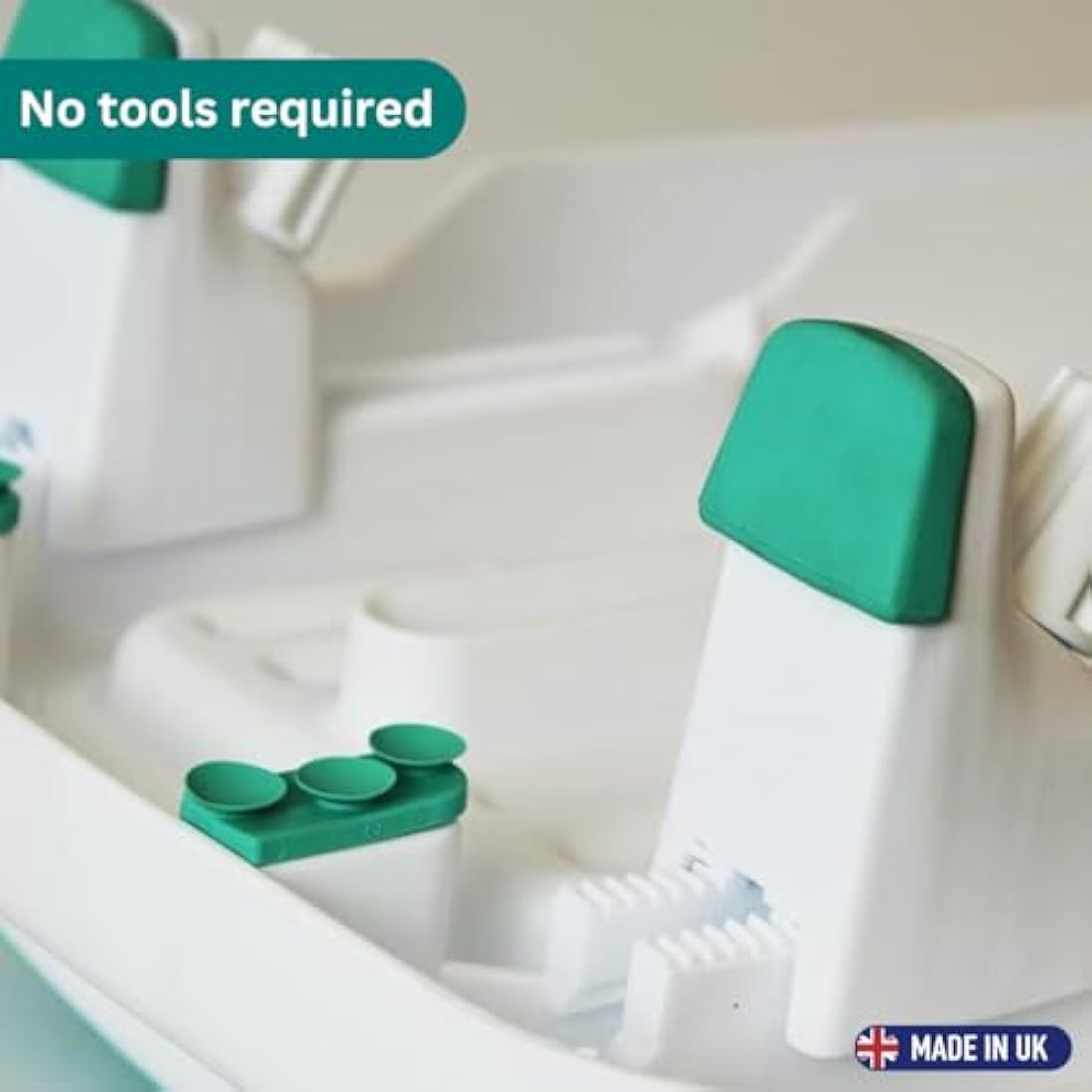 Helping Hand Kingfisher White Plastic Bath Board with Handle