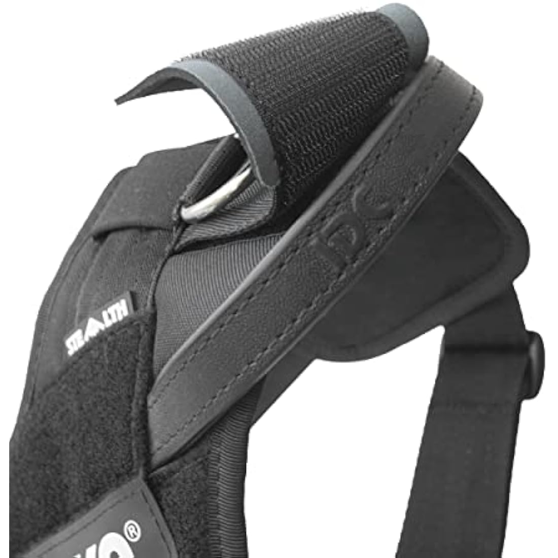 Julius-K9 IDC Stealth PowerHarness - Black Tactical Dog Harness, Size 2