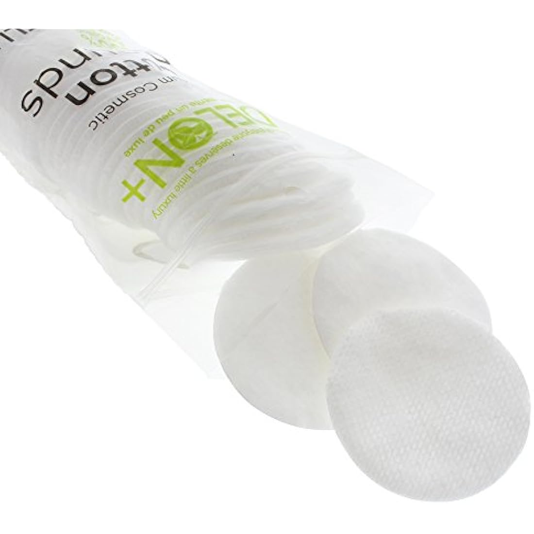 Delon+ Premium Cotton Rounds with Aloe Vera & B5 - 100 Count (8 Pack)