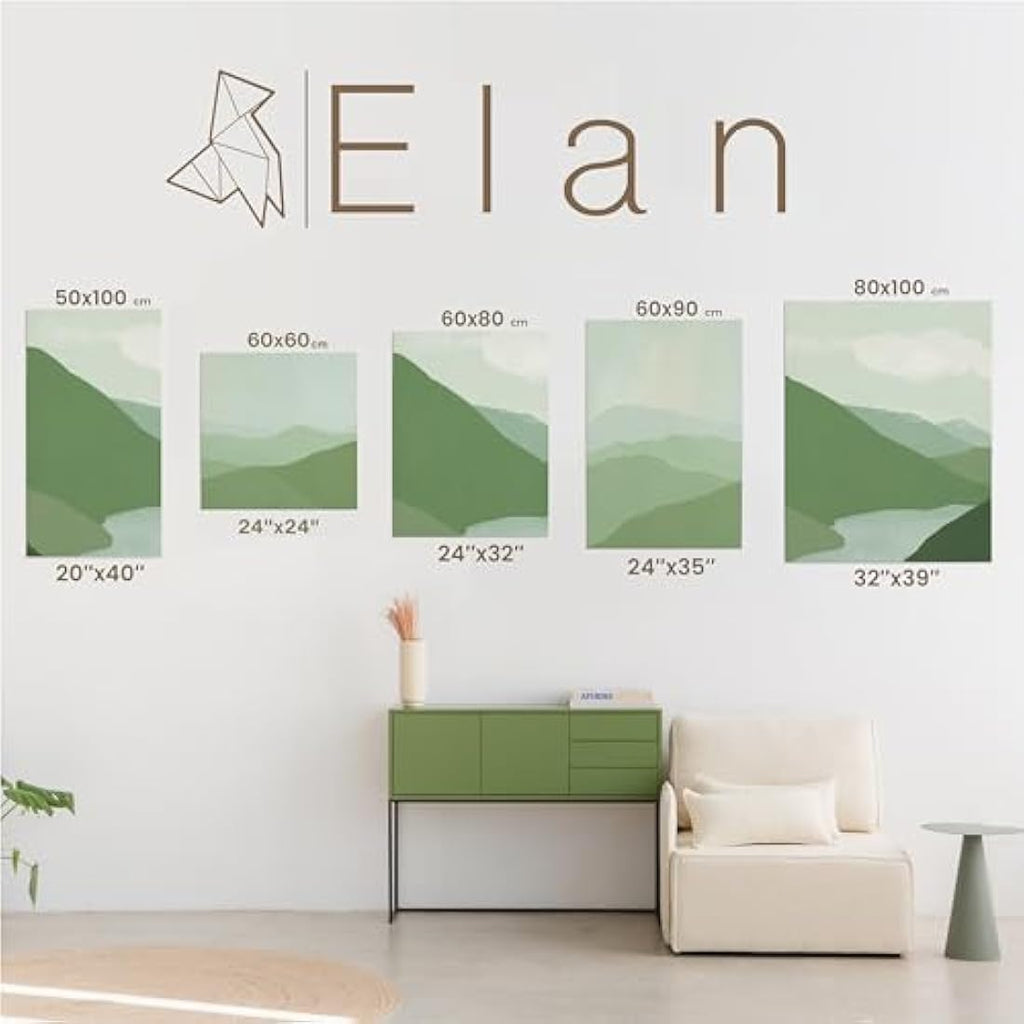 Elan 60x80cm Stretched Canvas 4-Pack | Triple Primed 100% Cotton
