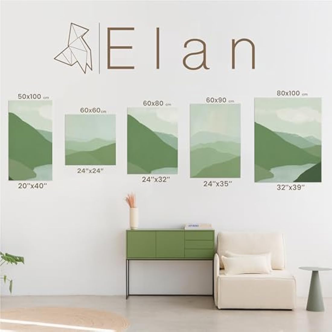 Elan 60x80cm Stretched Canvas 4-Pack | Triple Primed 100% Cotton