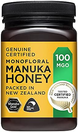 Manuka Gold 100 MGO Genuine New Zealand Manuka Honey - 500g Pot