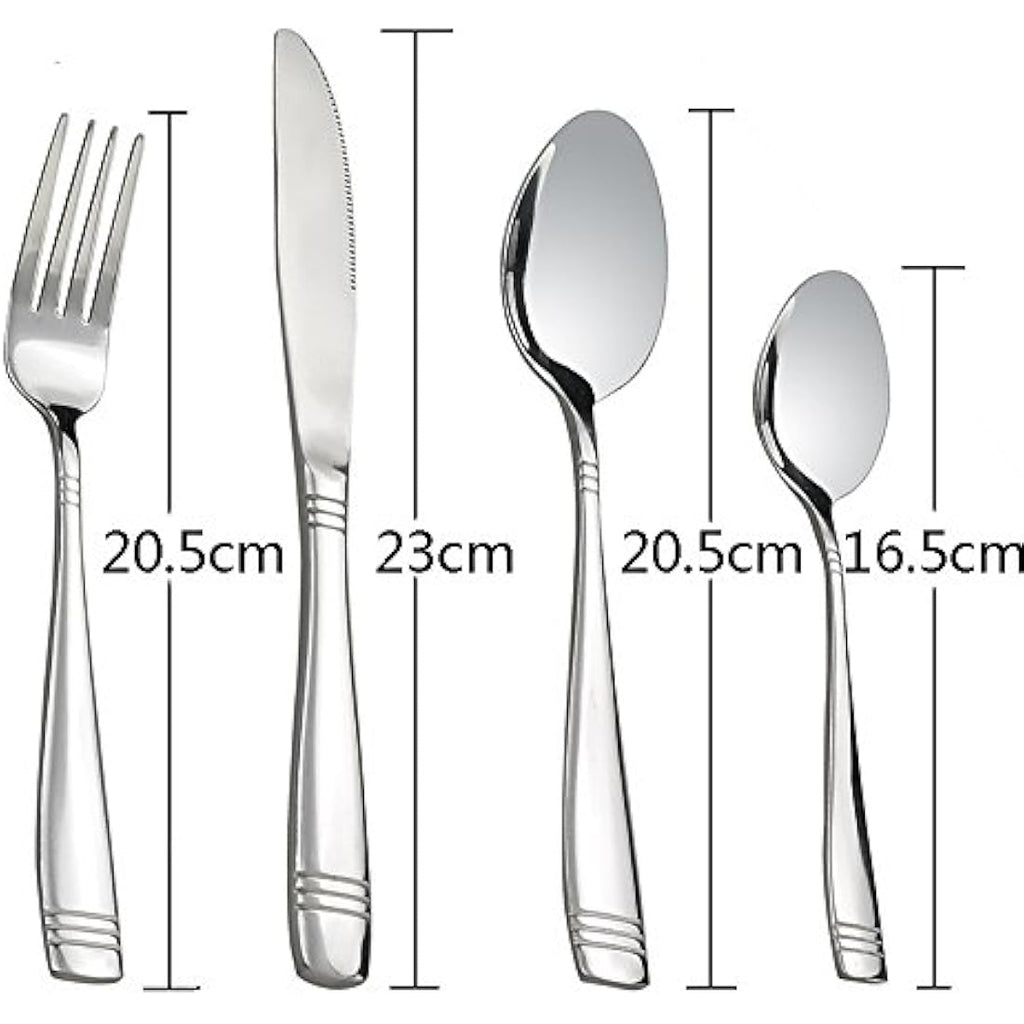 Jolof Store 48-Piece Stainless Steel Cutlery Set – Service for 12
