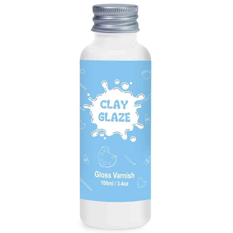 Air Dry Clay Varnish – 100ml Gloss Glaze & Protective Sealant