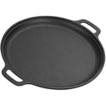 Pre-Seasoned Cast Iron Skillet Pan - 31cm Round Griddle
