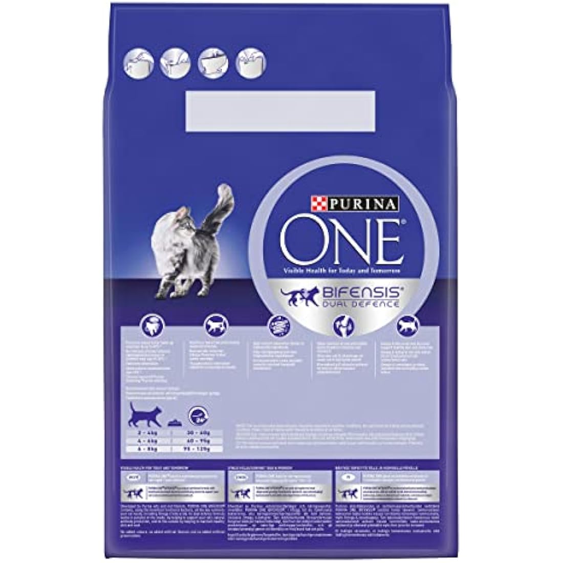 Purina ONE Adult Dry Cat Food – Salmon & Wholegrain Formula (3kg)