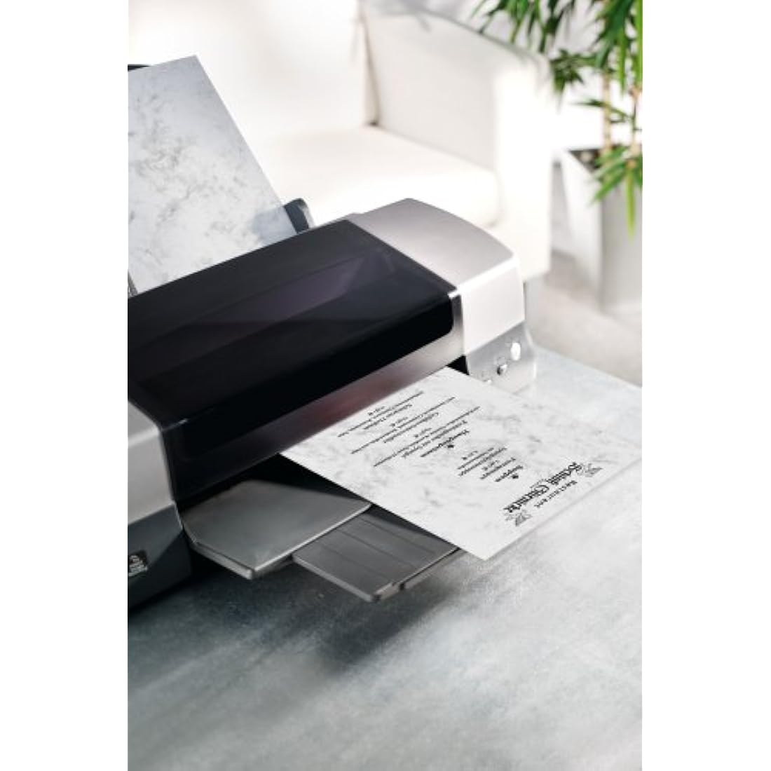 Sigel Marbled Writing Paper A4 - Grey 90gsm Double Sided, 250 Sheets