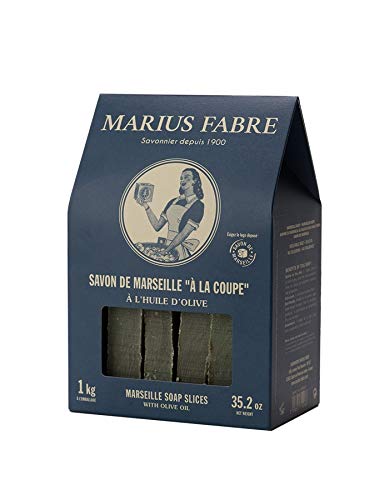 Marius Fabre Marseille Olive Oil Soap Slices - 1kg Retro Box Unscented