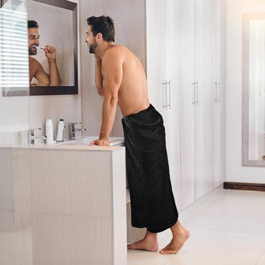 Jumbo Bath Sheet 2-Pack | 100% Ring Spun Cotton - Black