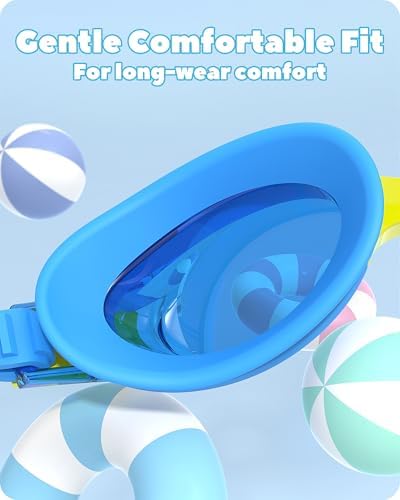 Kids Swimming Goggles | Anti-Fog Leakproof Silicone for Ages 3-14