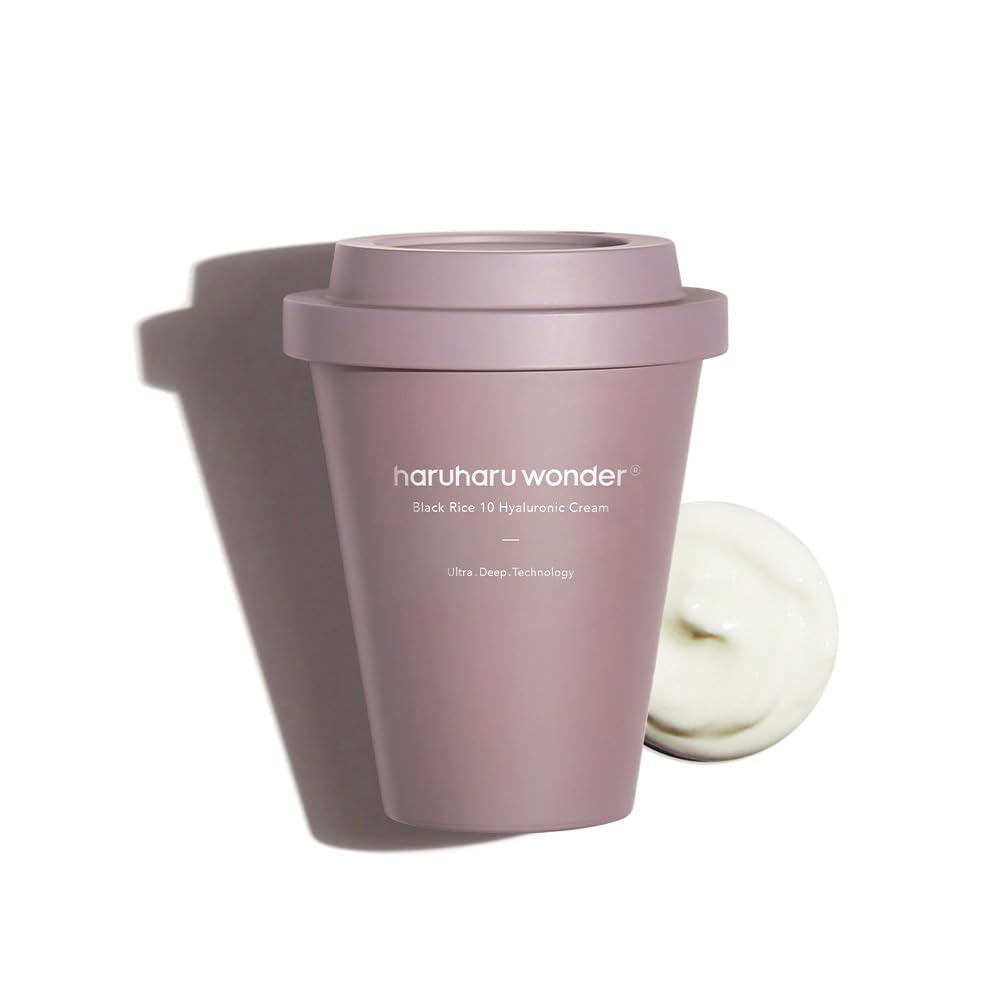 Haruharu Wonder Black Rice 10 Hyaluronic Cream | Vegan Moisturizer 90ml