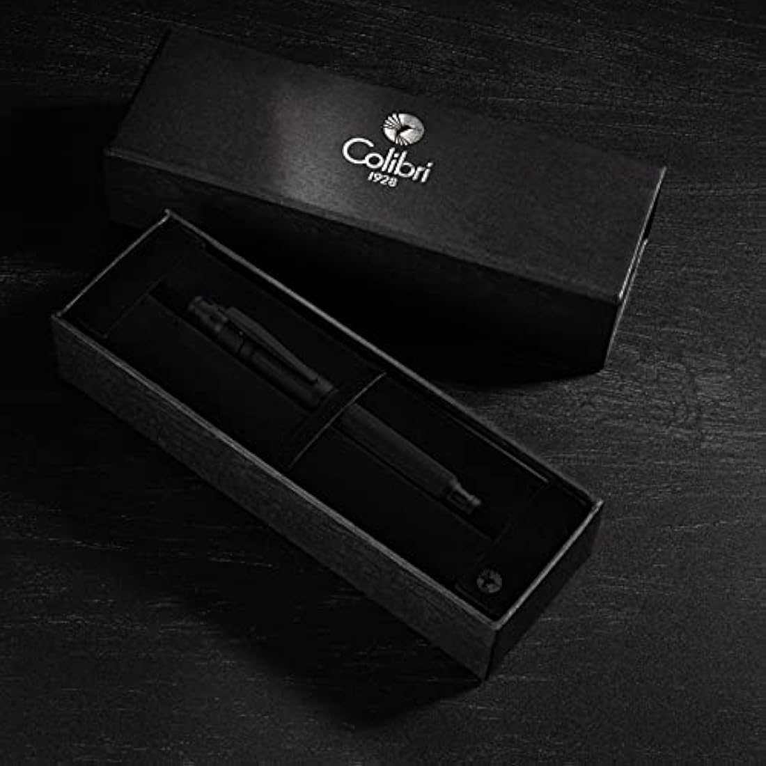 Colibri Ascari Rollerball Pen – Matte Black Pachmayr Texture Finish