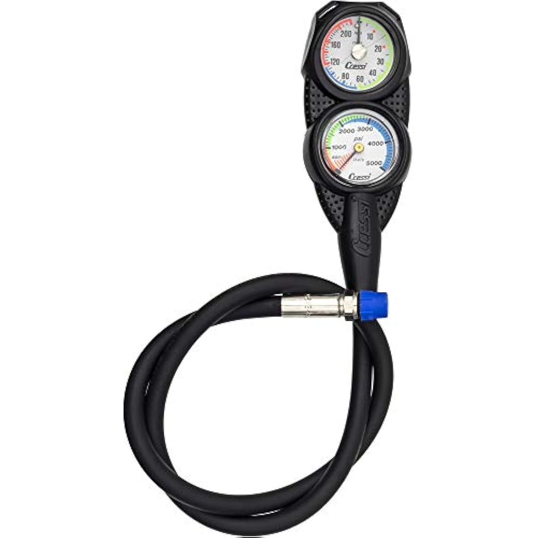 Cressi Diving Console 2 | Depth & Pressure Gauge - Luminescent Face