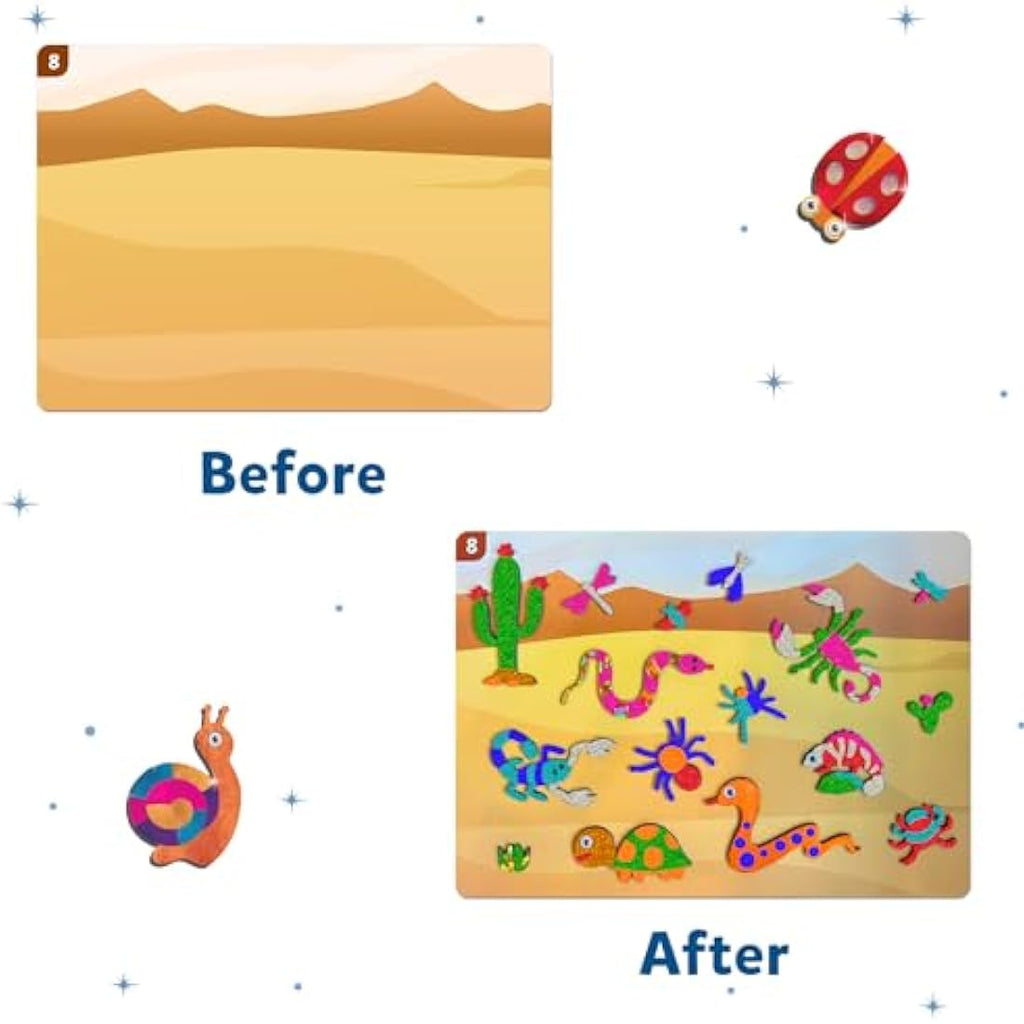 Skillmatics Foil Fun Bugs & Butterflies - Mess-Free Art Kit for Kids