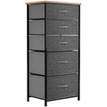 YITAHOME 5-Drawer Fabric Dresser | Metal Frame Storage Organizer