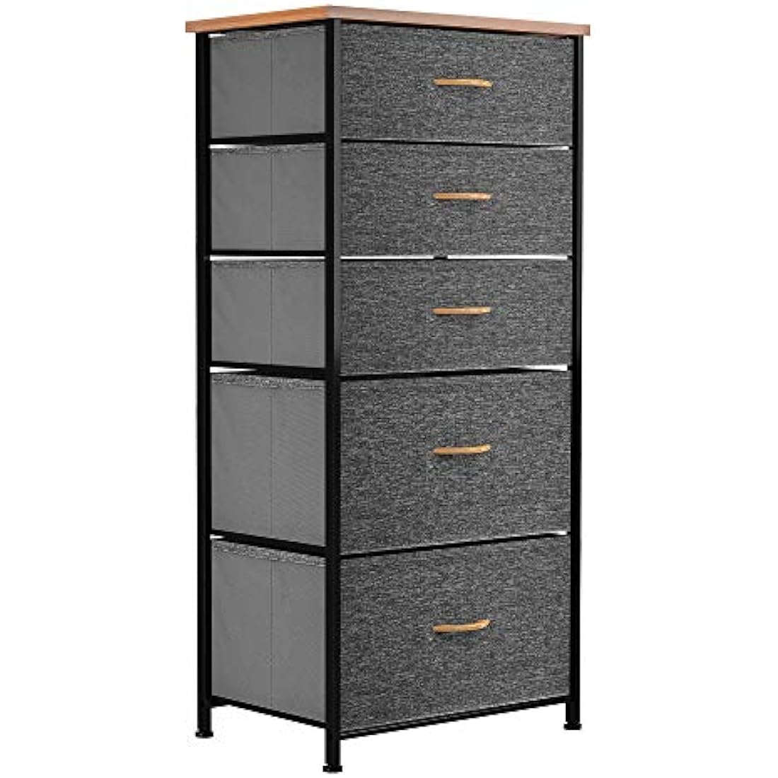 YITAHOME 5-Drawer Fabric Dresser | Metal Frame Storage Organizer