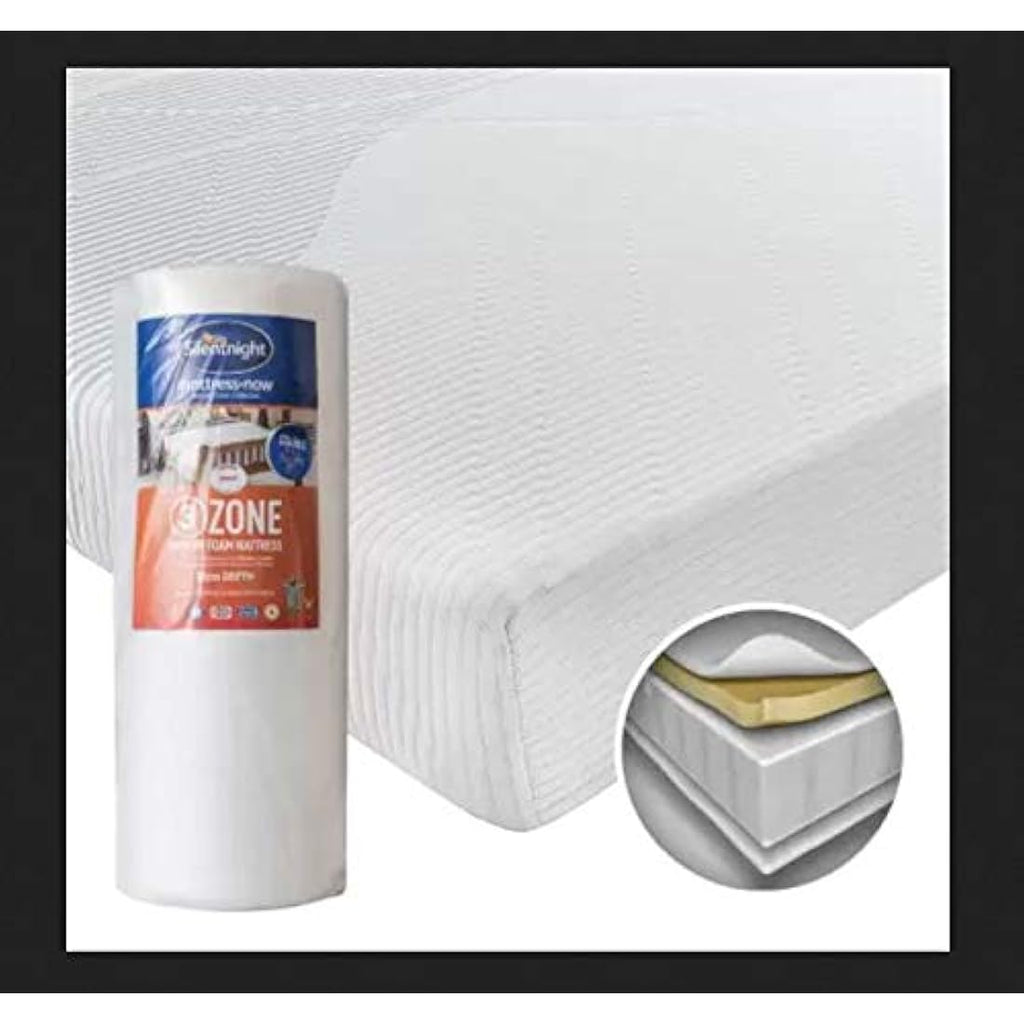 Silentnight 3 Zone Memory Foam Mattress | Medium Single Rolled