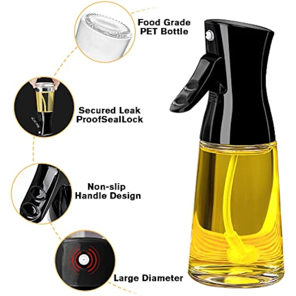 Olive Oil Sprayer – 180ml Glass Mister for Air Fryer & Cooking