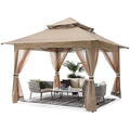 ABCCANOPY Pop Up Gazebo Tent – 3.6x3.6m Outdoor Canopy with Netting