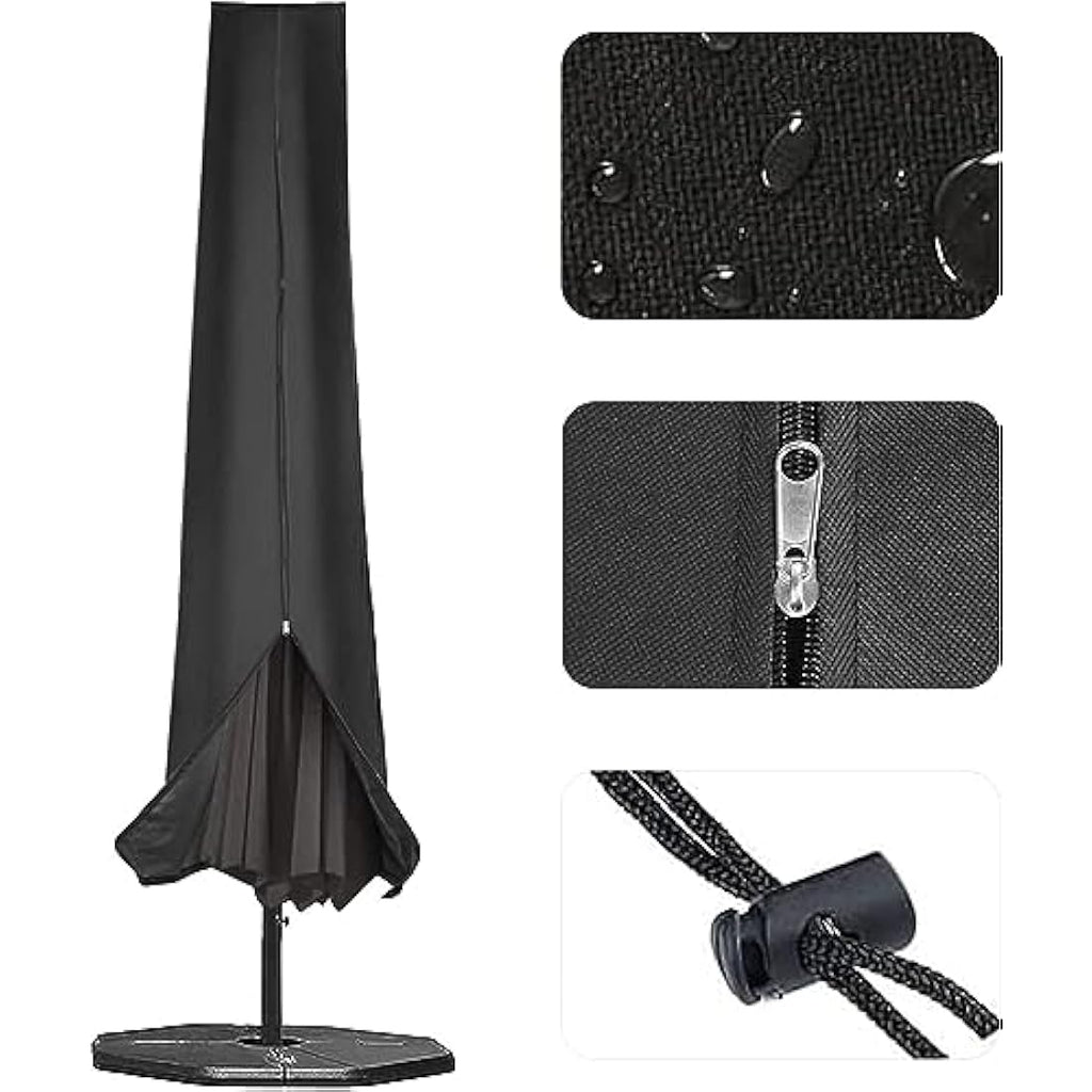 Patio Plus Parasol Cover – 600D Oxford Waterproof Garden Umbrella Cover