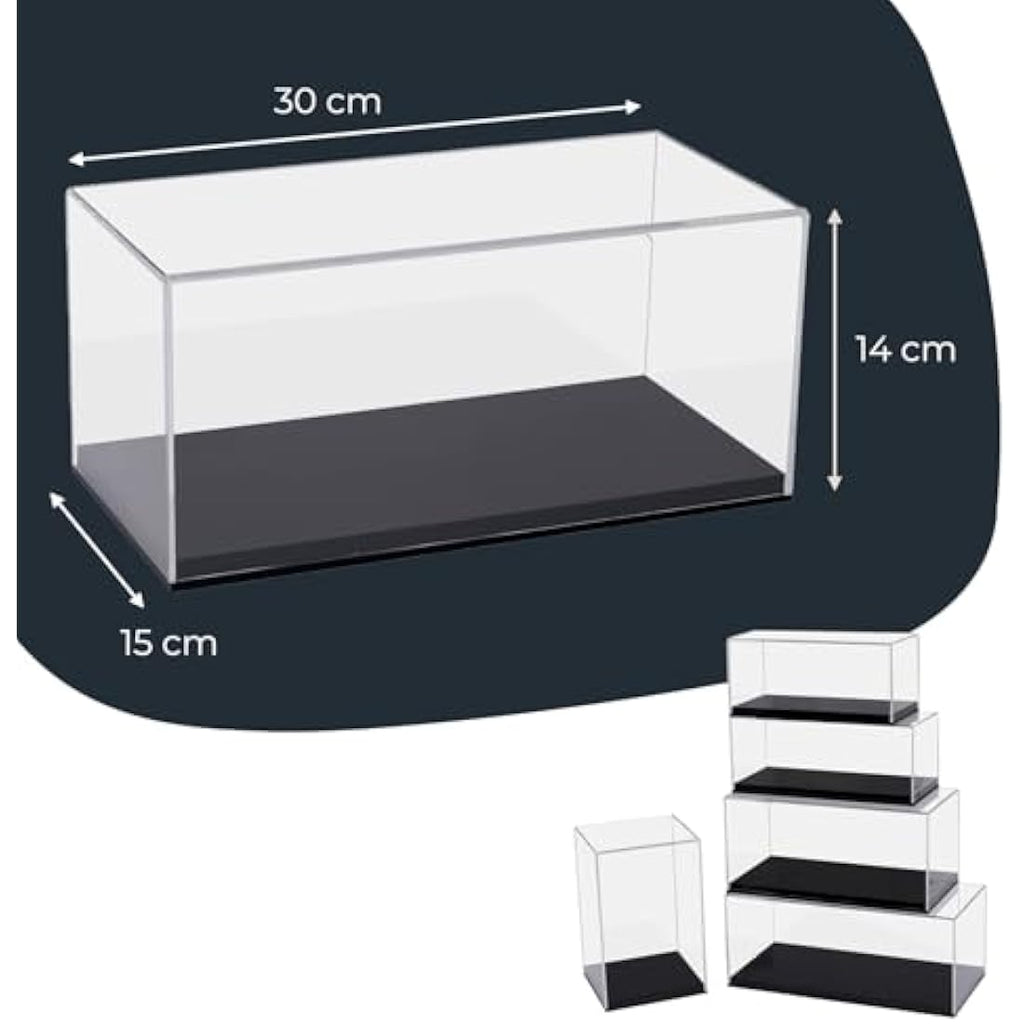 HMF Acrylic Display Case for Model Cars – Dustproof & UV-Resistant
