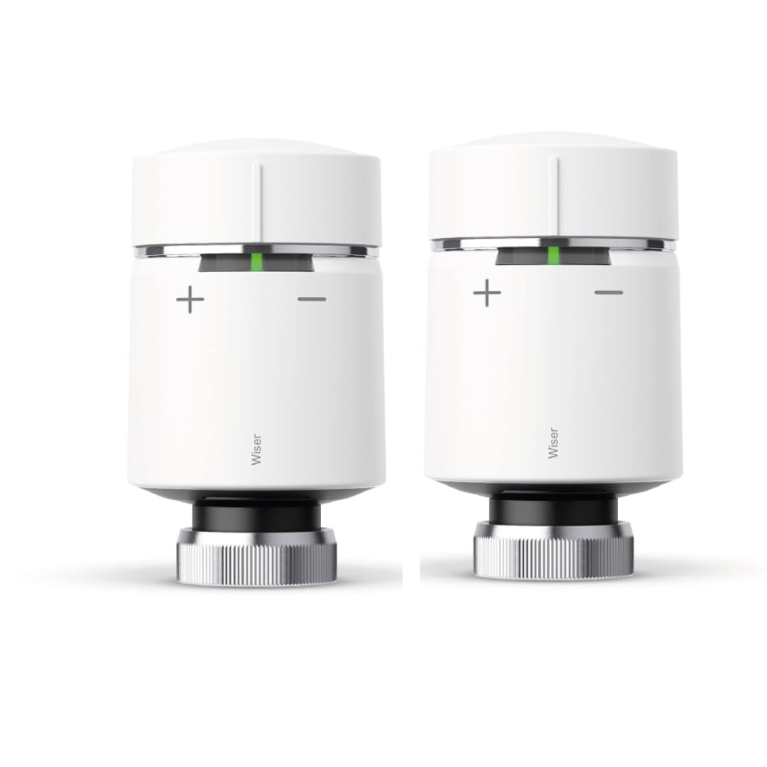 Drayton Wiser Smart TRV Radiator Thermostat Valve - White (2 Pack)