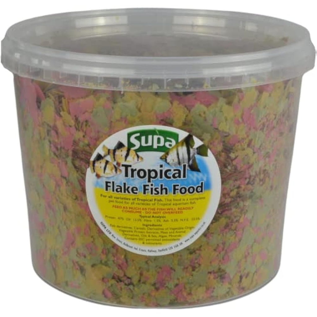 Supa Tropical Flake Fish Food – 3 Litre Resealable Bucket