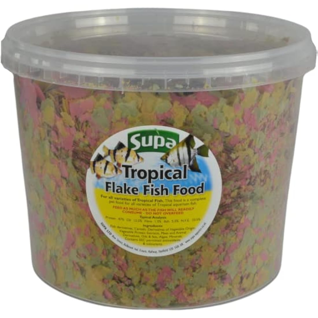 Supa Tropical Flake Fish Food – 3 Litre Resealable Bucket