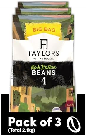 Taylors of Harrogate Rich Italian Coffee Beans - 2.1kg (3 x 700g)