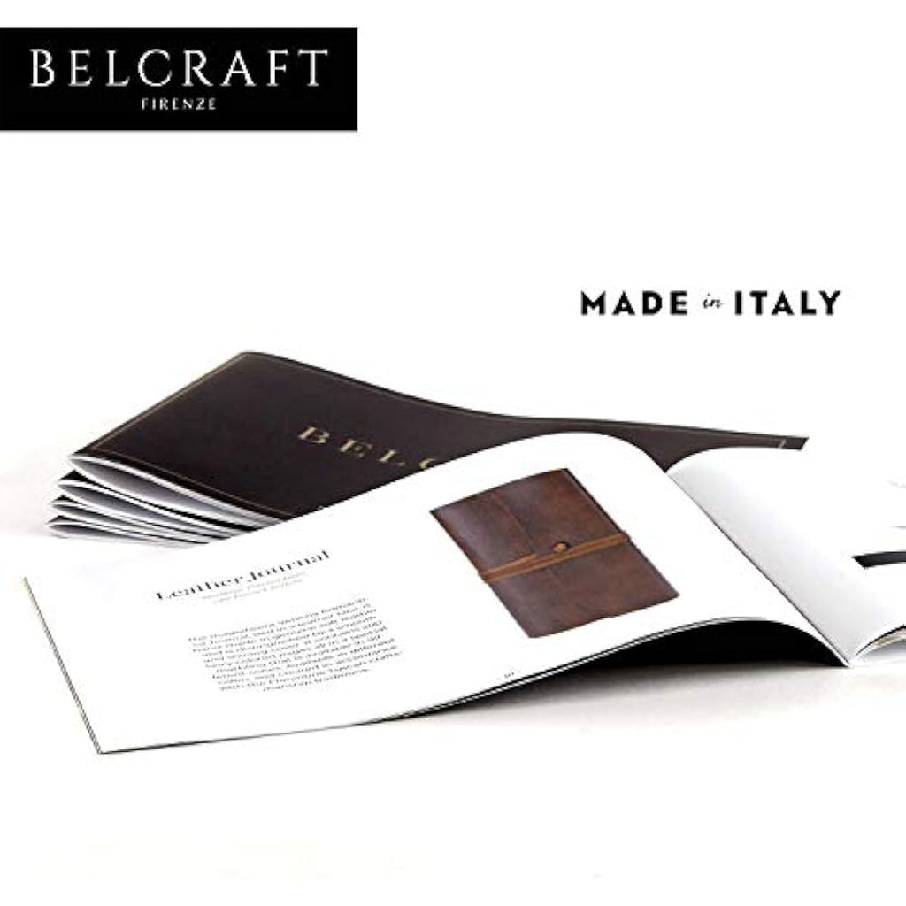 Tivoli Liscio A4 Recycled Leather Journal – Handmade Italian Notebook