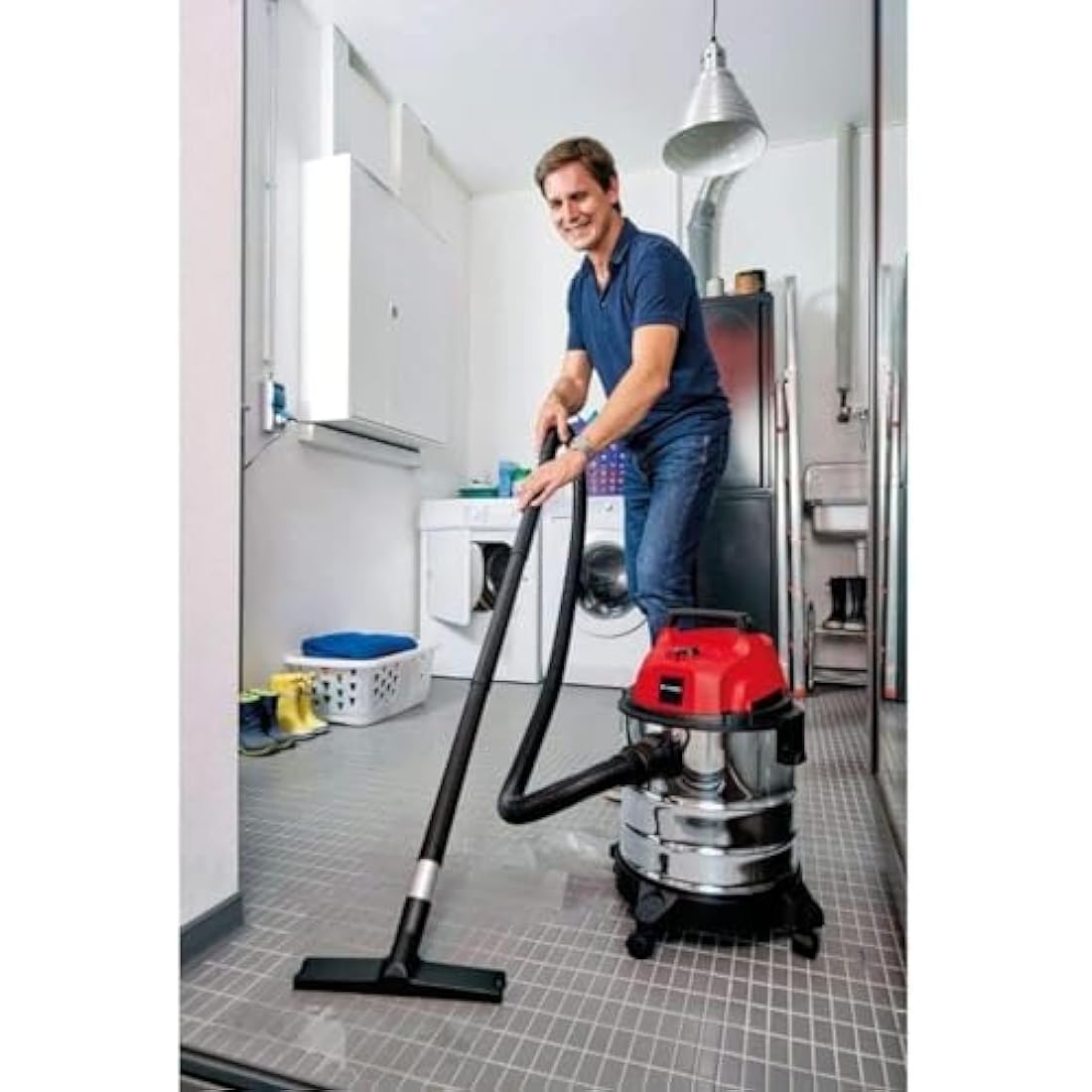 Einhell TC-VC 1820 S Wet and Dry Vacuum Cleaner | 20L Stainless Steel
