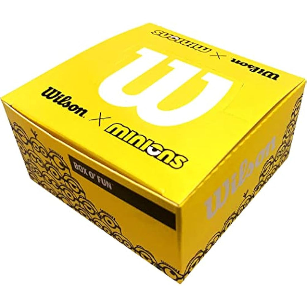 Wilson Minions V3.0 Tennis Vibration Dampener - 50 Pack Yellow/Black