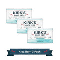 Kirk's Fragrance Free Castile Bar Soap – Natural Hypoallergenic (3 Pack)
