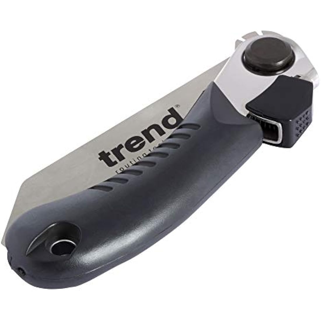 Trend Folding Flush Cut Saw – 120mm Carbon Steel Blade for Dowels
