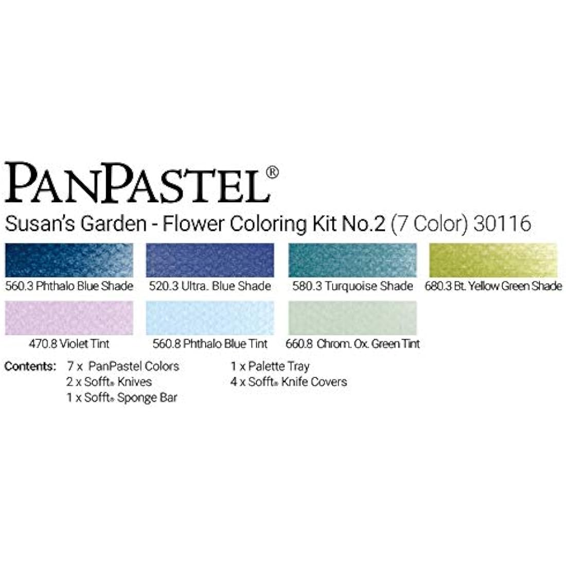 Colorfin PanPastel Ultra Soft Artist Pastel Set - Flower Coloring #2