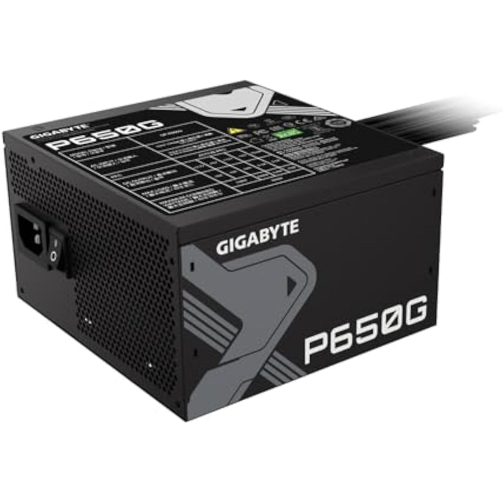 GIGABYTE GP-P650G 650W Power Supply - 80 PLUS Gold ATX PSU Black