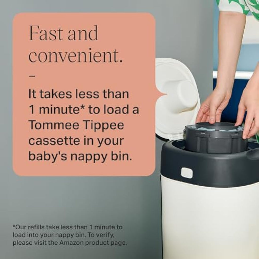 Tommee Tippee Twist and Click Nappy Bin Refill Cassettes | 4 Pack
