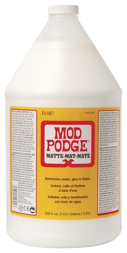 Mod Podge Matte Sealer, Glue and Finish – 3.78L Bottle Decoupage Glue