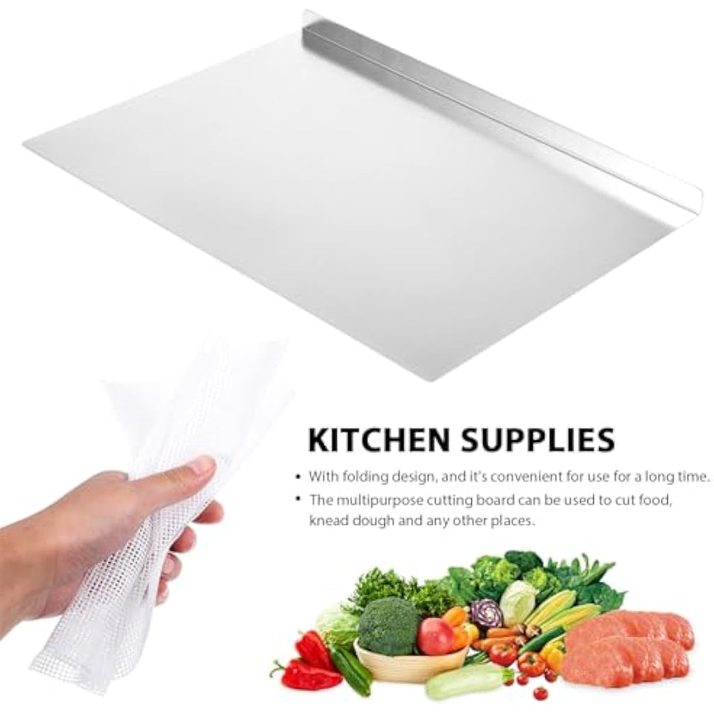 Jolof Store Stainless Steel Cutting Board – 30x40cm Non-Stick Dough Board