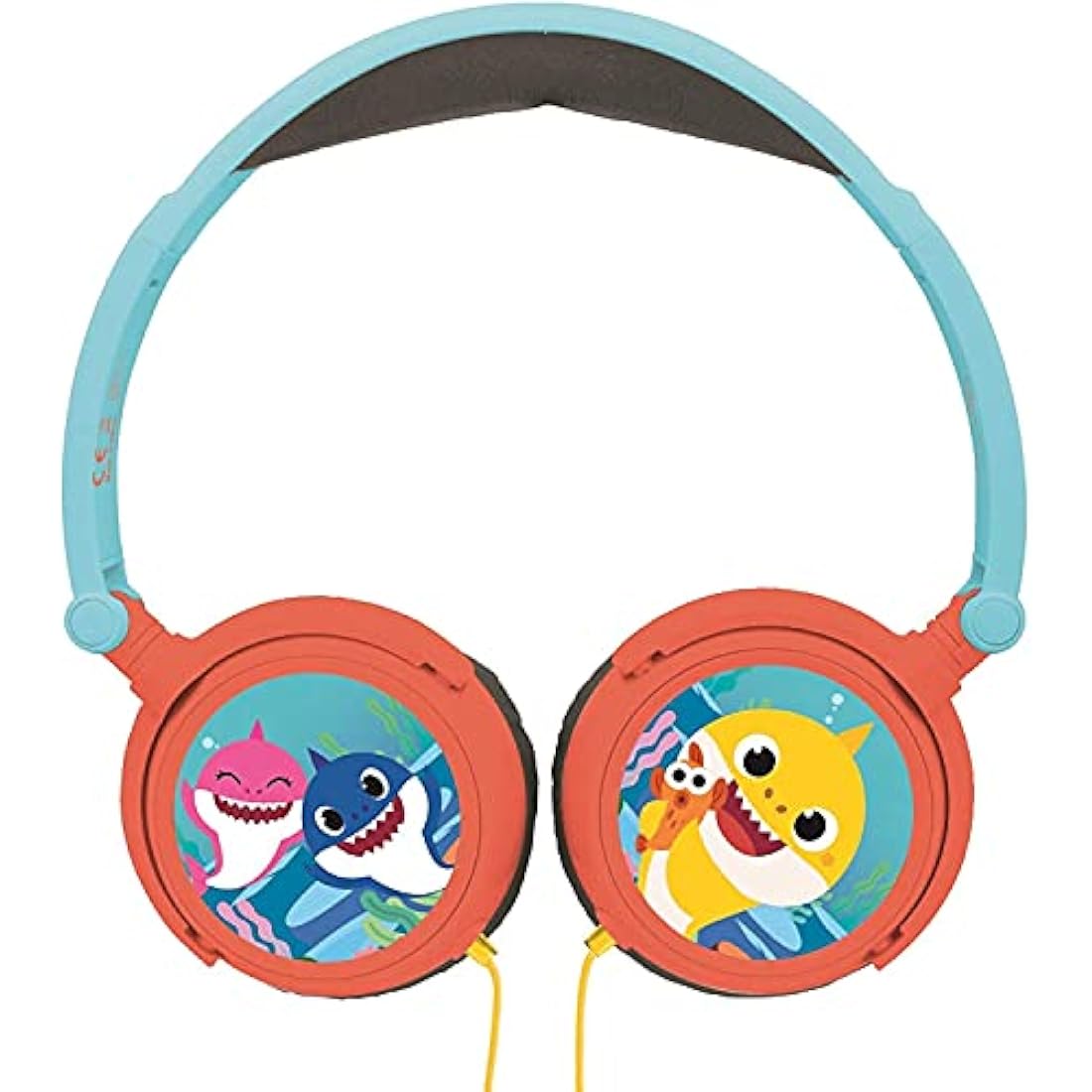 Lexibook Baby Shark Kids Wired Headphones – Foldable & Volume Limited