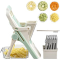 Brieftons Safe Mandoline Slicer | 5-Blade Vegetable Chopper and Dicer