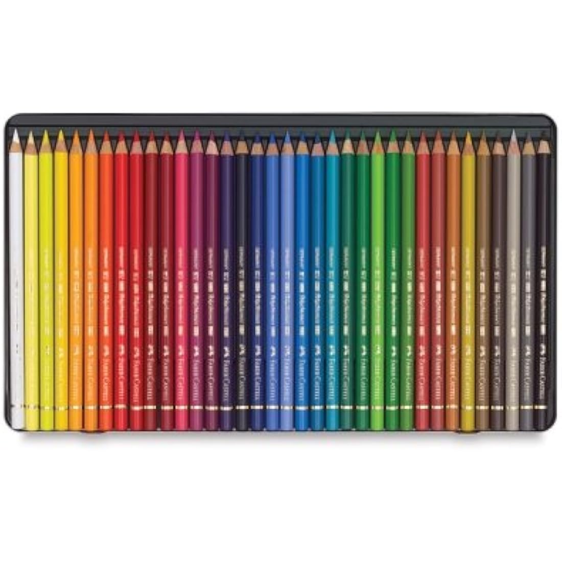 Faber-Castell Polychromos Artist Colored Pencils - 36 Metal Case Set