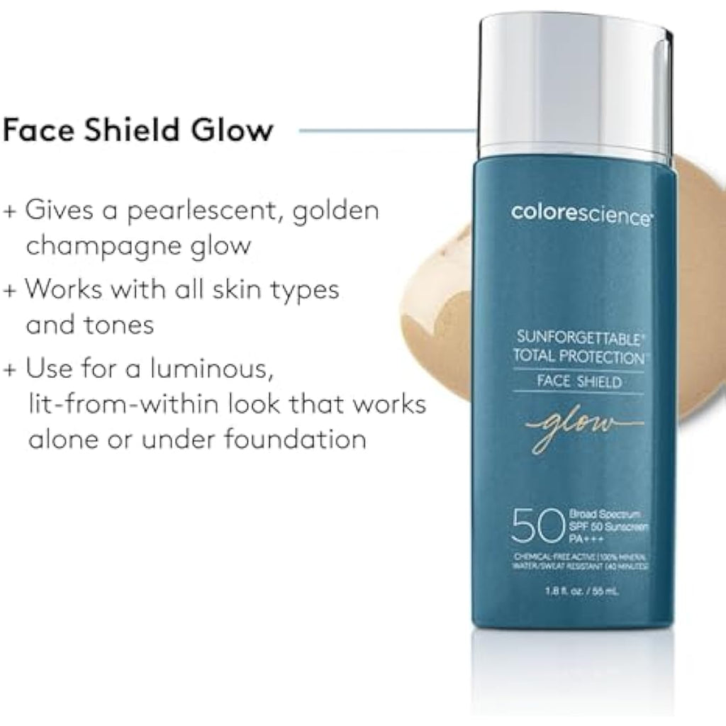Colorescience Sunforgettable Face Shield Glow SPF 50 Mineral Sunscreen