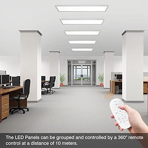 Dimmable LED Ceiling Light Panel | 120x30cm 40W Remote Control